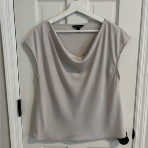 Banana republic gray blouse size petite large